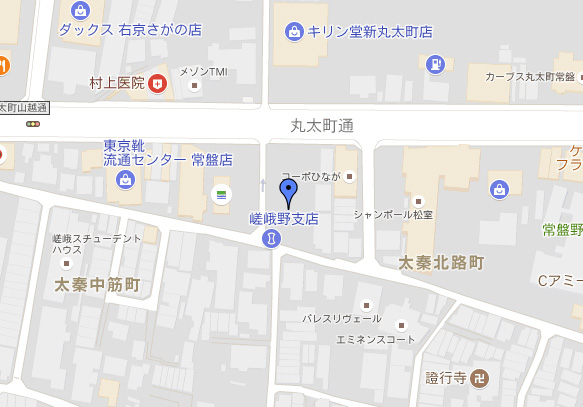 嵯峨野支店地図